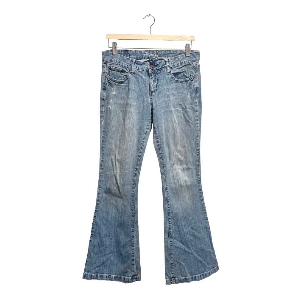 Y2K Amethyst Low Rise Flare‎ Jeans Light Wash Size 9